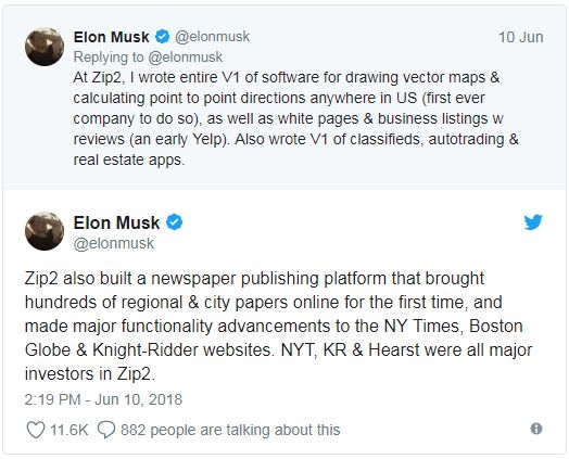 马斯克谈早年经历:17岁只带2000美元来美国